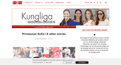 Desktop Screenshot of kungligamodebloggen.svenskdam.se